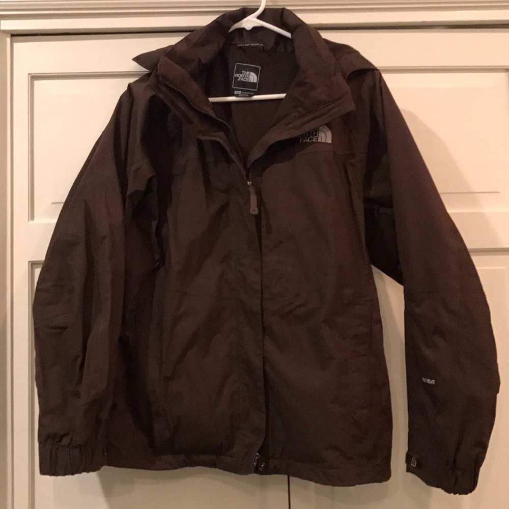 Women's North Face Brown Raincoat